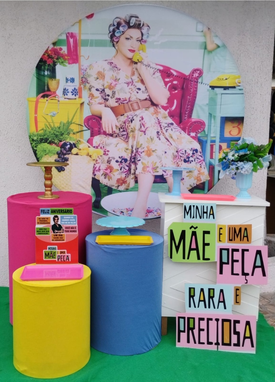 Kit Ouro Minha Mãe É Uma Peça - big festas pimentinha