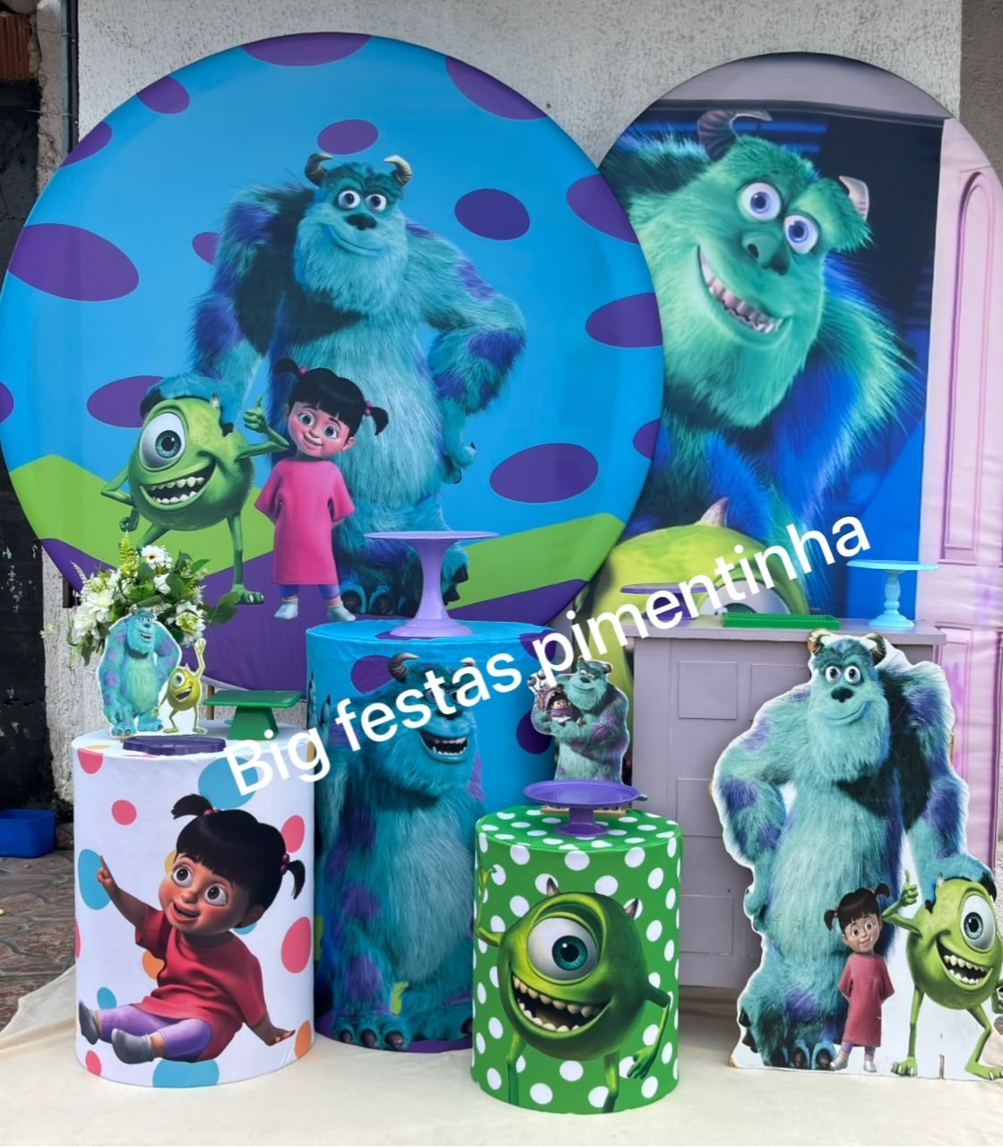 Kit Diamante Monstro S.a - big festas pimentinha