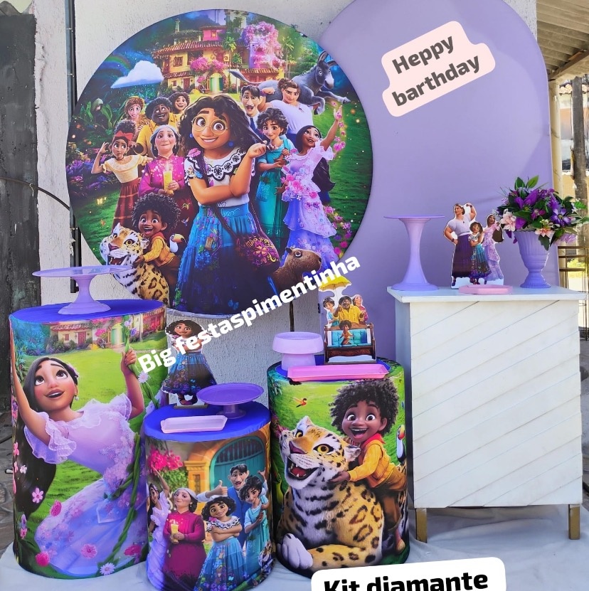 Kit Diamante Encanto 2 - big festas pimentinha