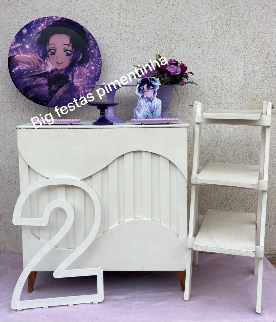 Kit Acessórios Coreana Shinobu Demon Slayer - big festas pimentinha