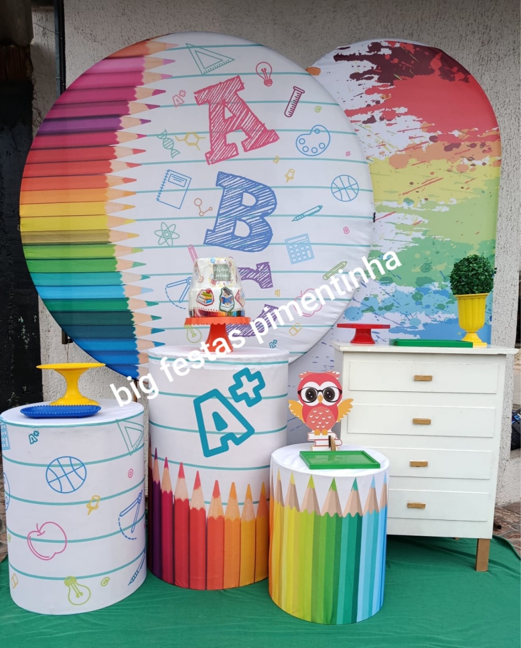 Kit Diamante Dia dos Professores Abc - big festas pimentinha