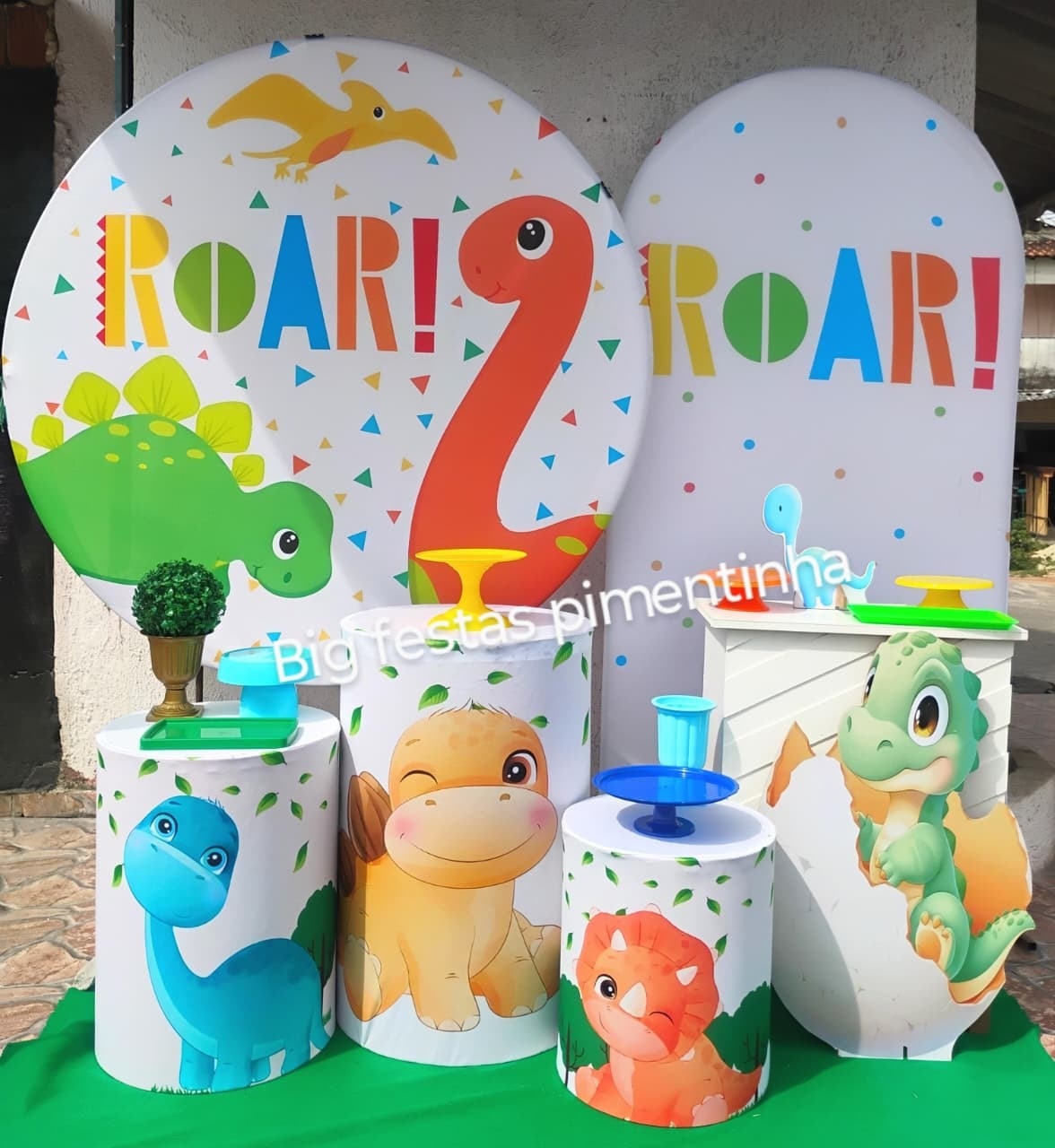 Kit Diamante Dino Baby 1 - big festas pimentinha