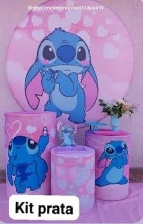 Kit Prata Stitch 2 - big festas pimentinha