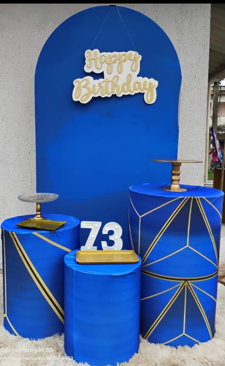Kit Slin Azul Royal  - big festas pimentinha