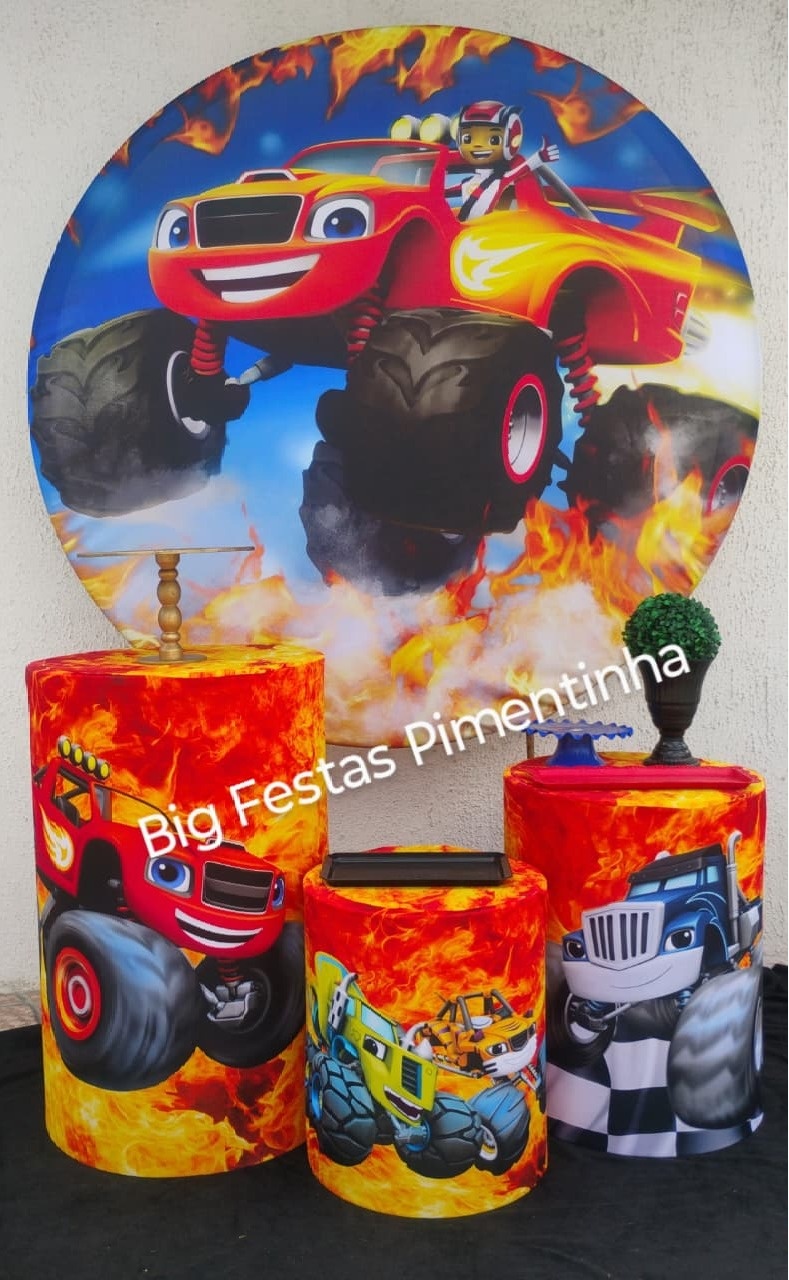 Kit Prata Carrinho Truck  - big festas pimentinha