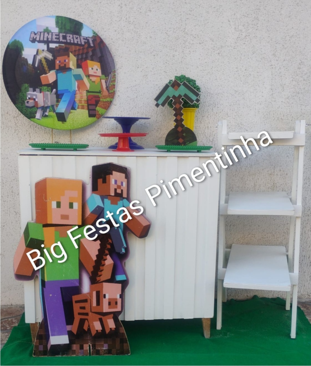 Kit Acessórios Minecraft - big festas pimentinha
