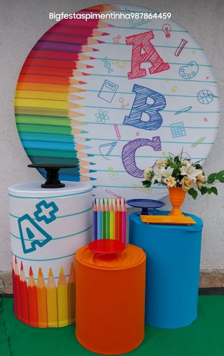 Kit Prata Abc - big festas pimentinha