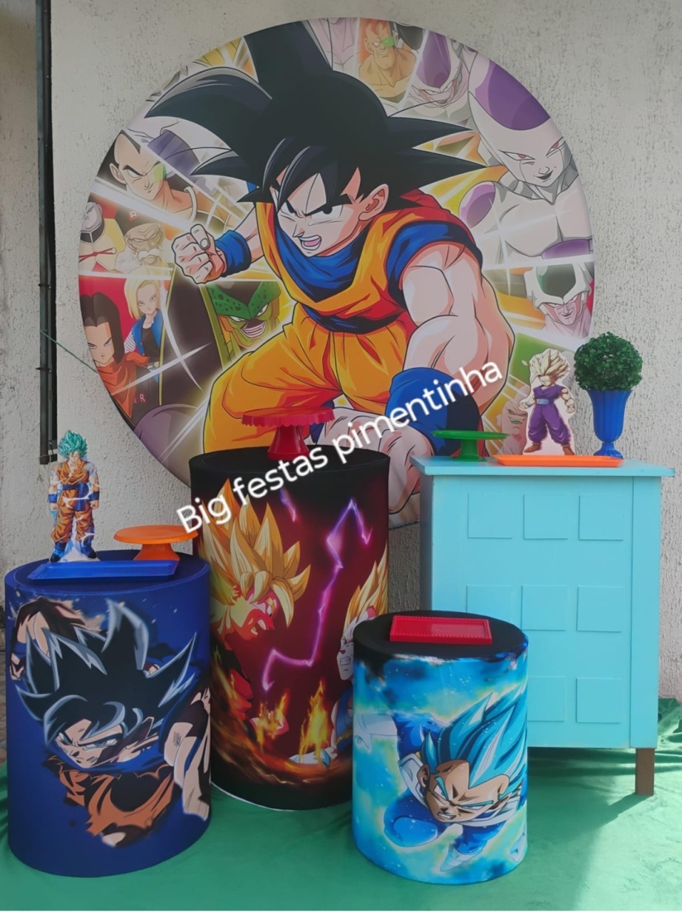Kit Ouro Dragon Ball Z 4 - big festas pimentinha