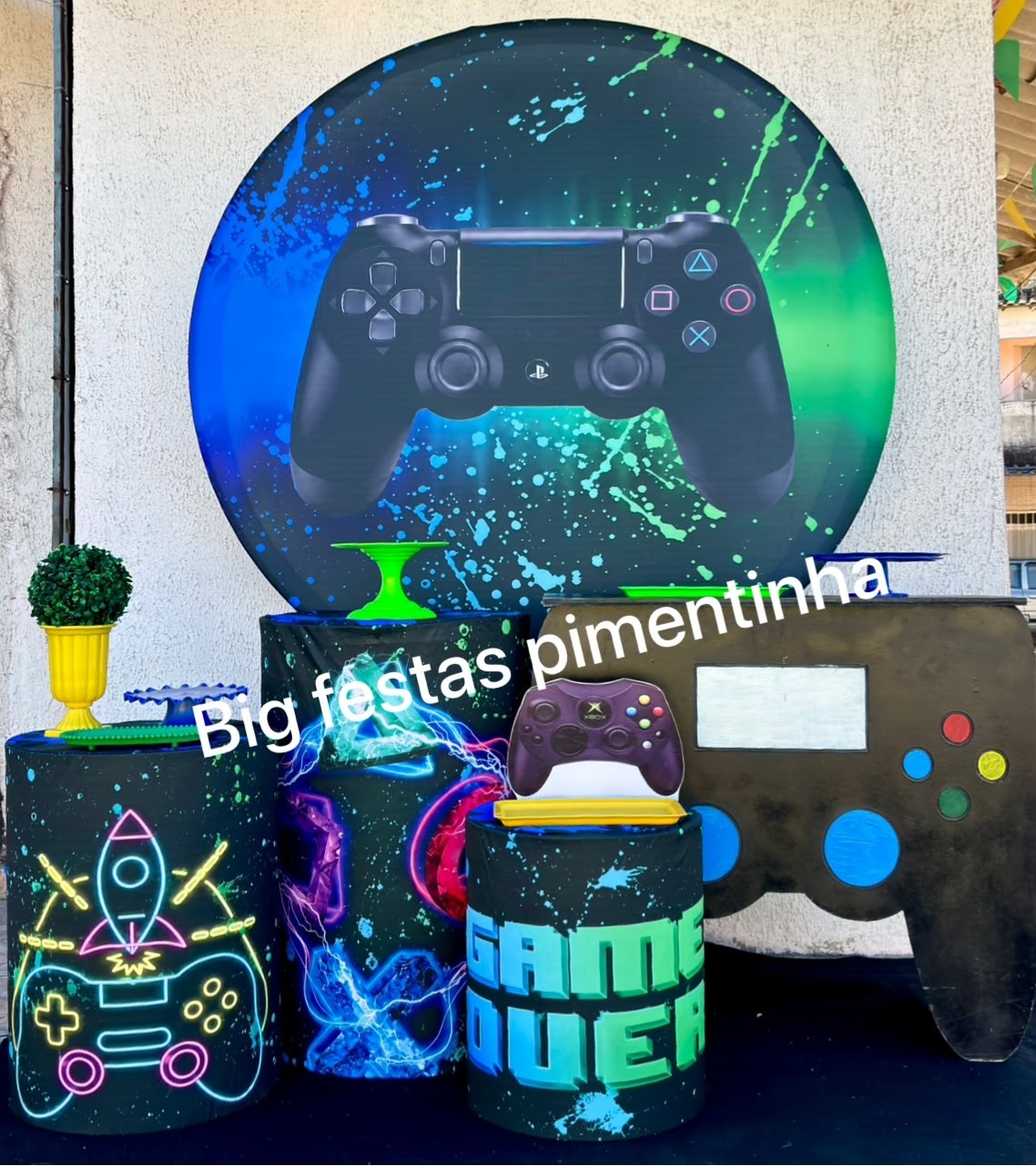 Kit Ouro Video Game 1 - big festas pimentinha