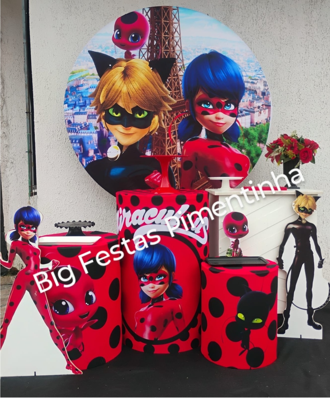 Kit Ouro Lady Bug - big festas pimentinha