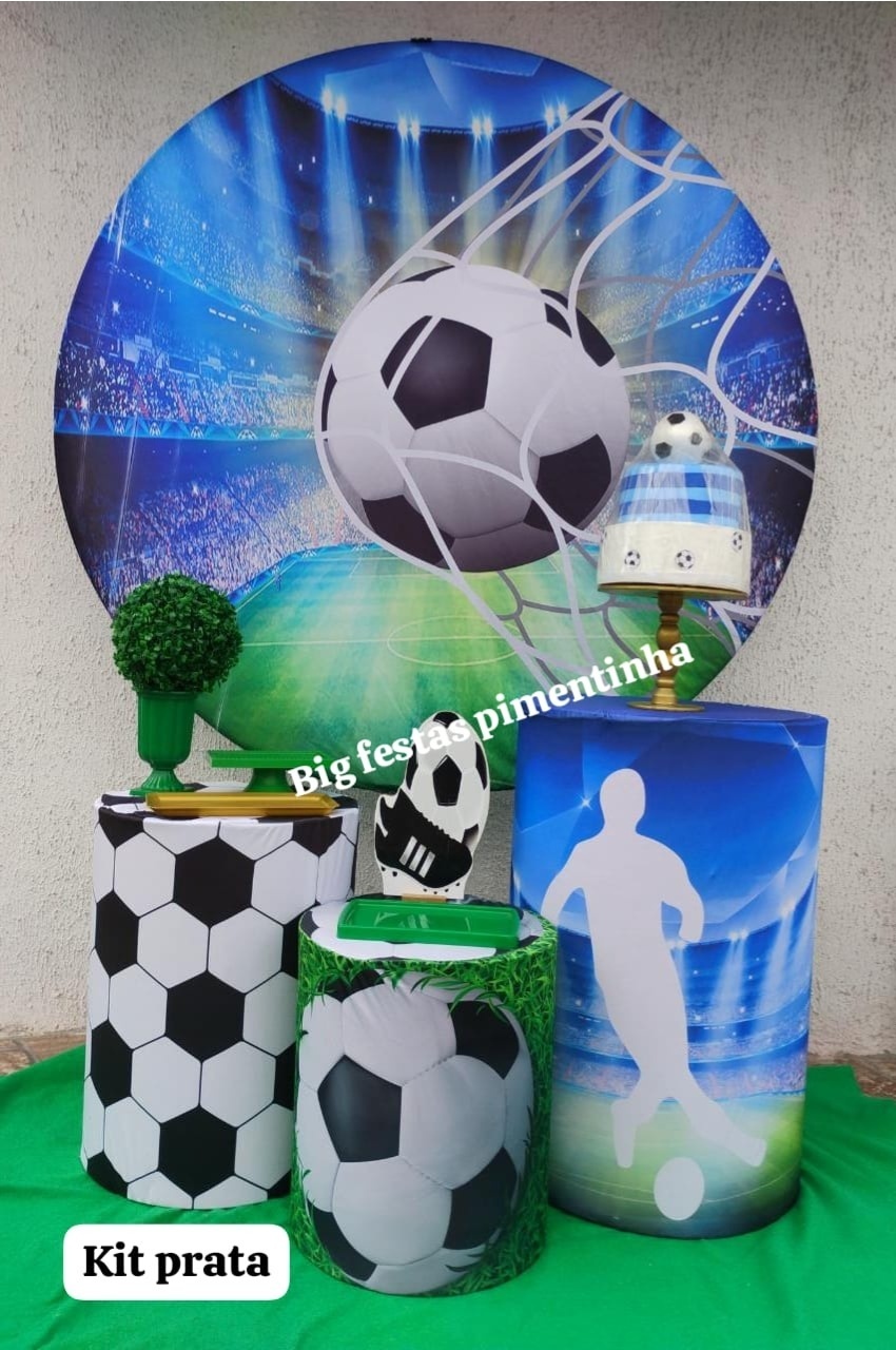 Kit Prata Futebol - big festas pimentinha