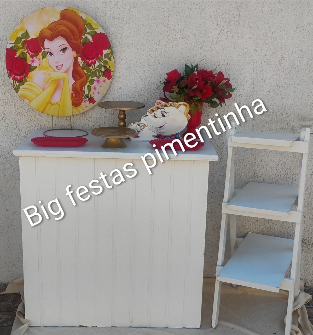 Kit Acessórios Bela E A Fera - big festas pimentinha