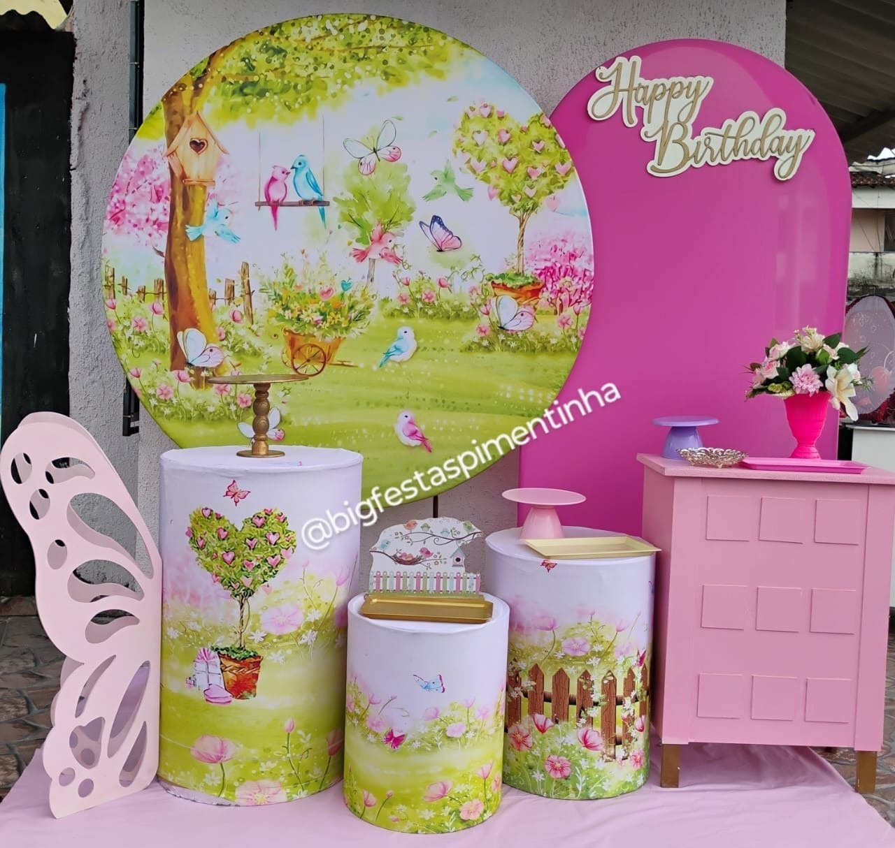 Jardin Encantado Diamante - big festas pimentinha