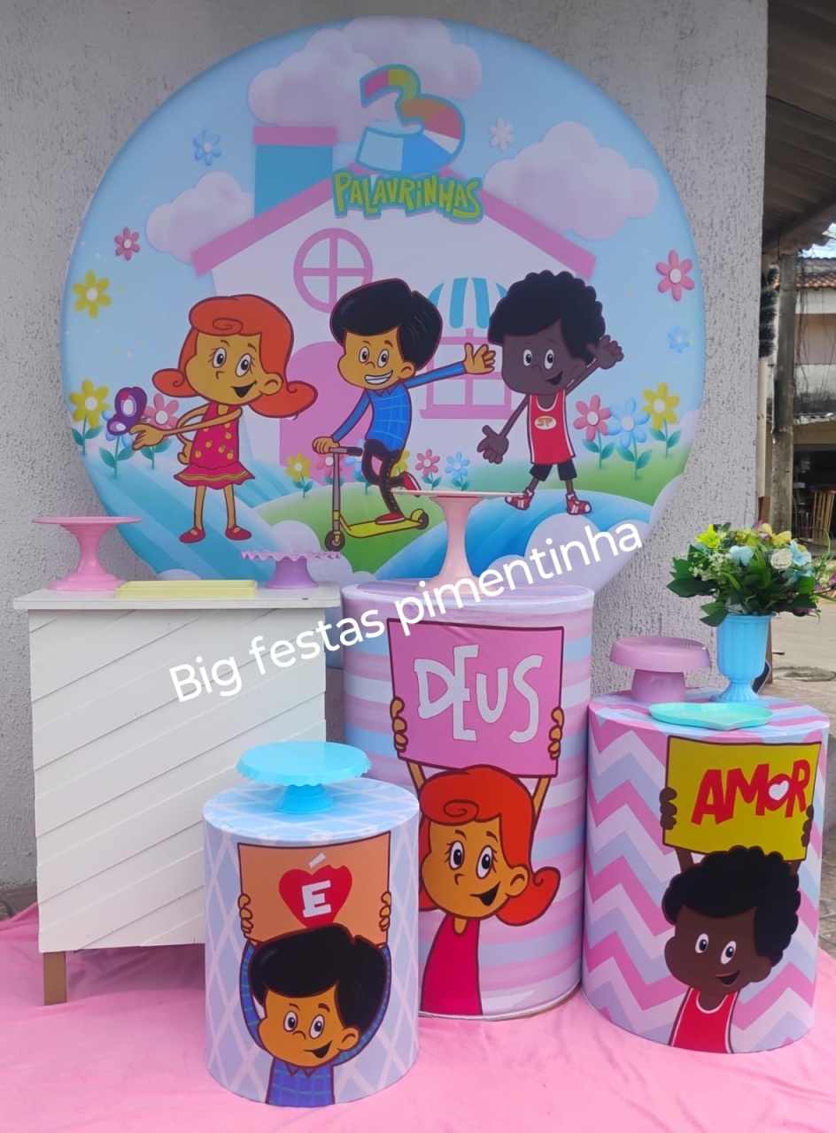 Kit Ouro Tres Palavrinhas 1 - big festas pimentinha