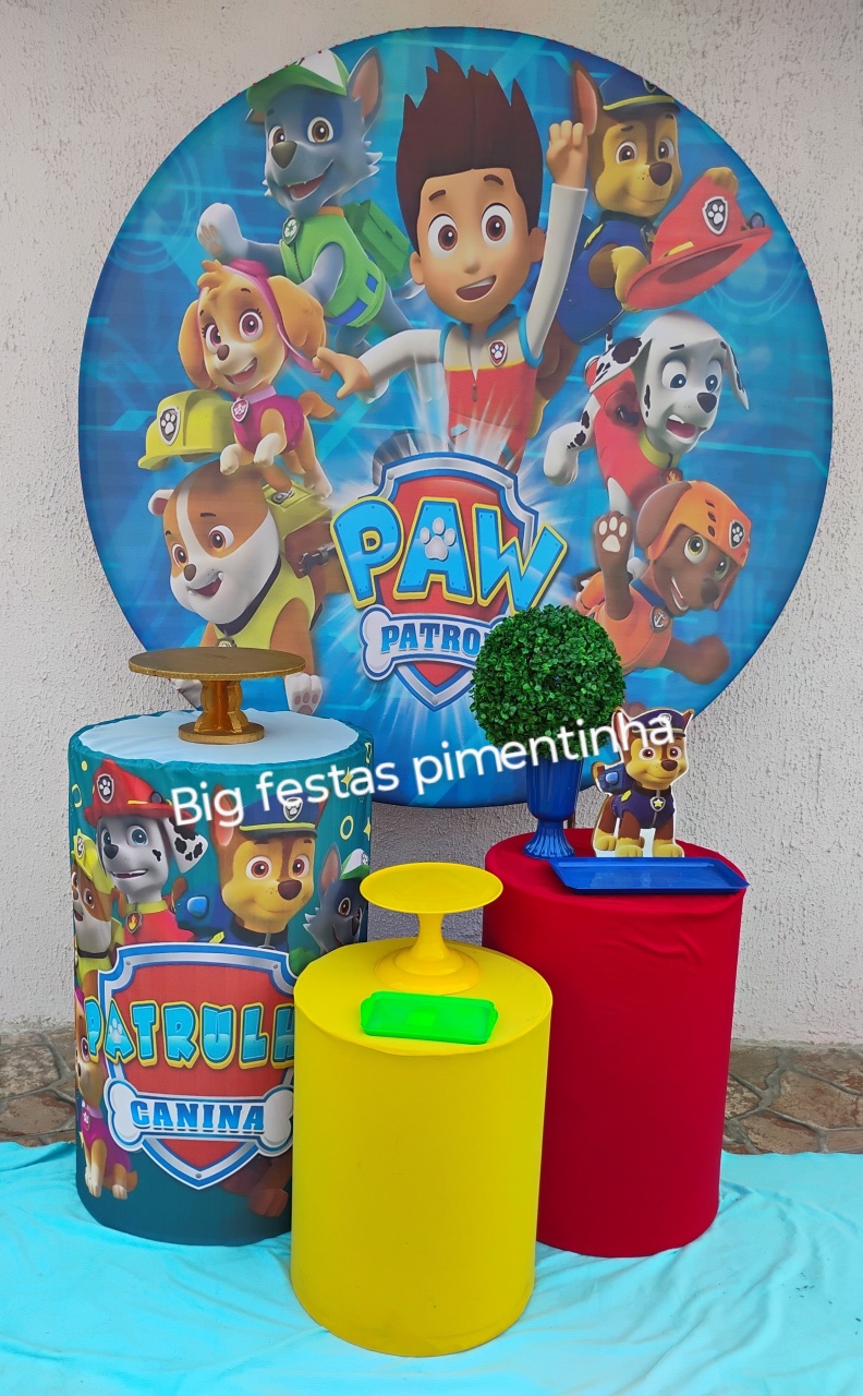 Kit Prata Patrulha Canina 2 - big festas pimentinha