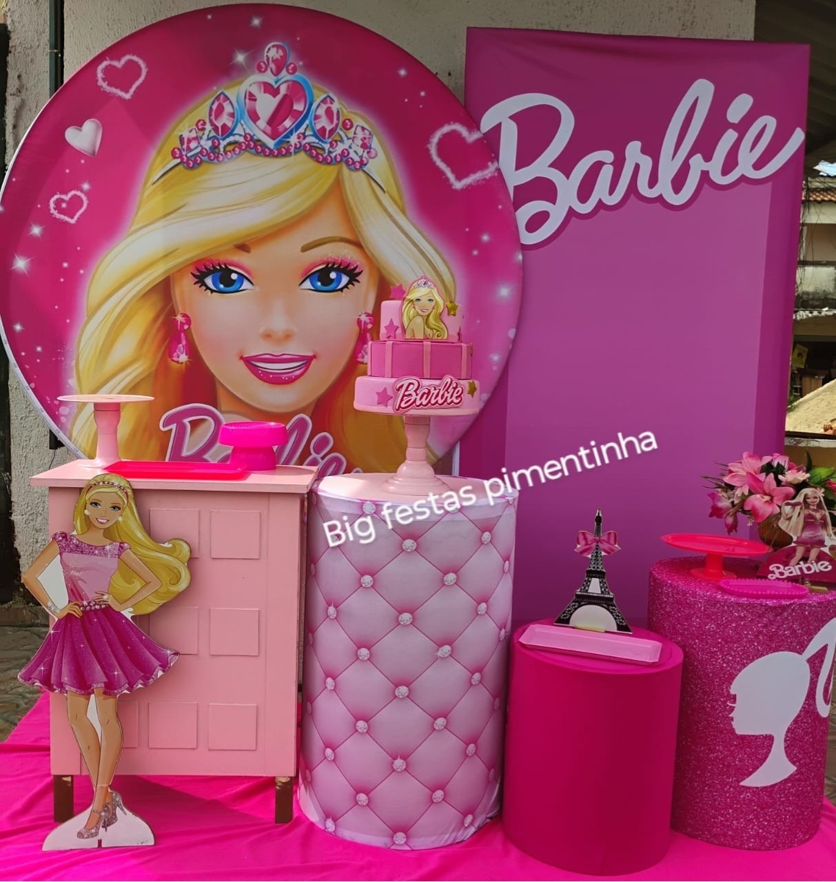 Kit Diamante Barbie 1 - big festas pimentinha
