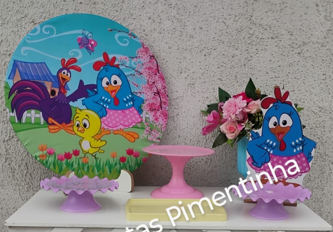 Kit Acessórios Galinha Pintadinha - big festas pimentinha