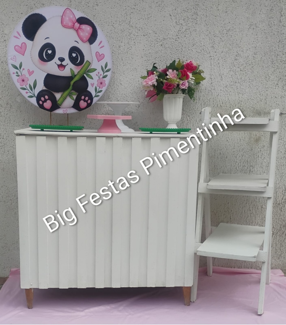 Kit Acessórios Panda - big festas pimentinha