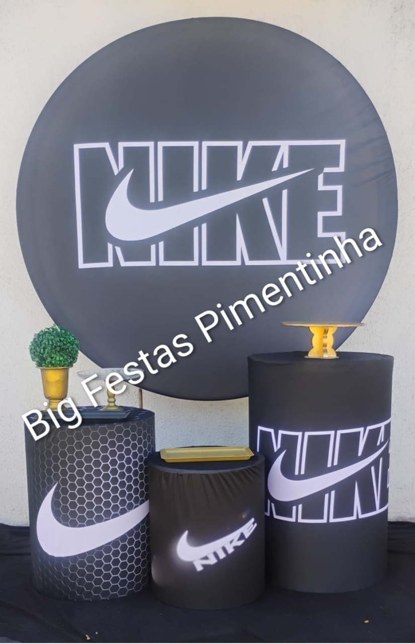 Kit Prata Nike 1 - big festas pimentinha