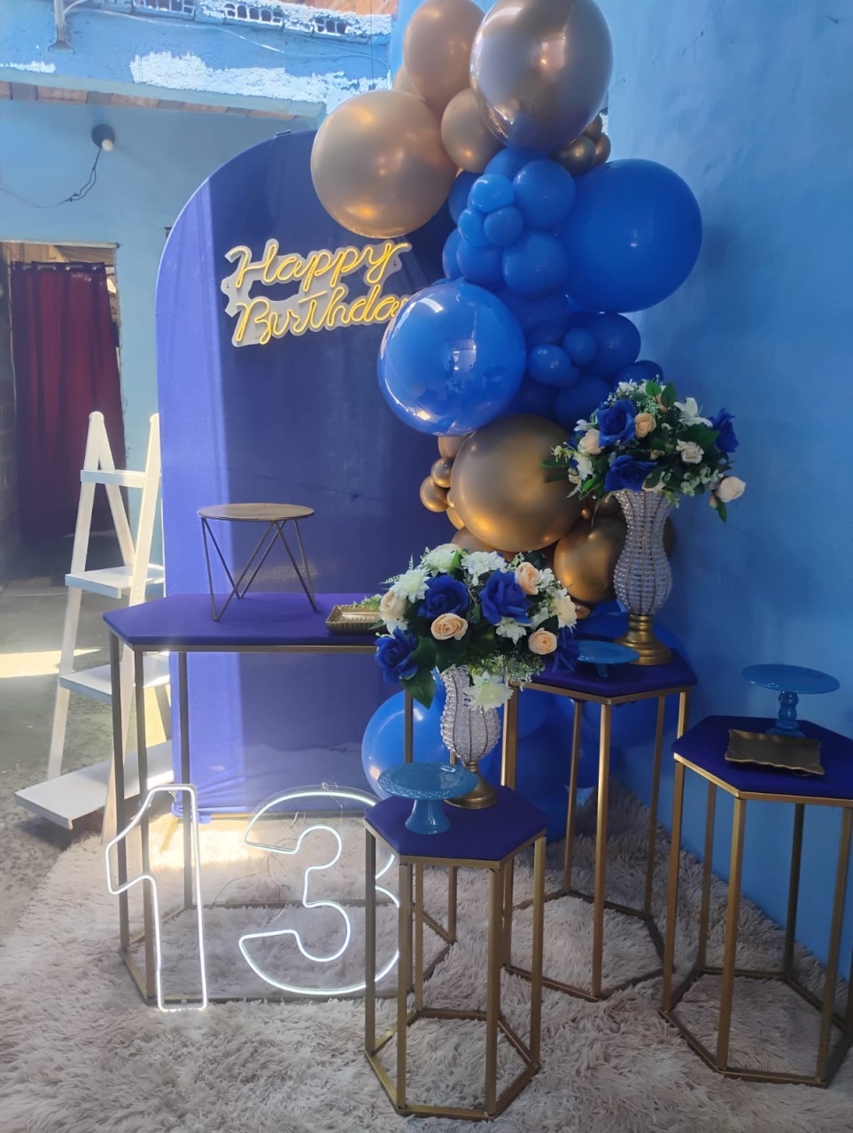 Decoração Tema Azul - big festas pimentinha