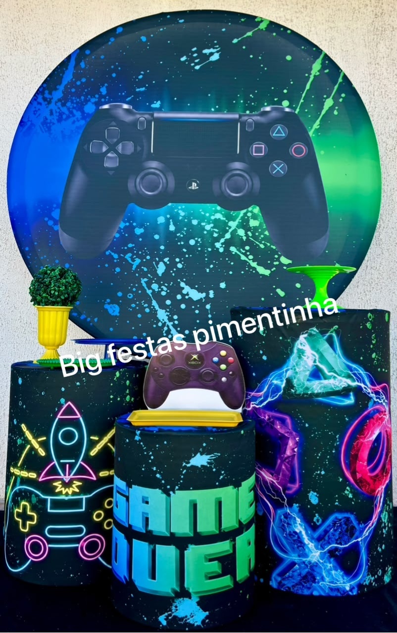 Kit Prata Video Game 1 - big festas pimentinha