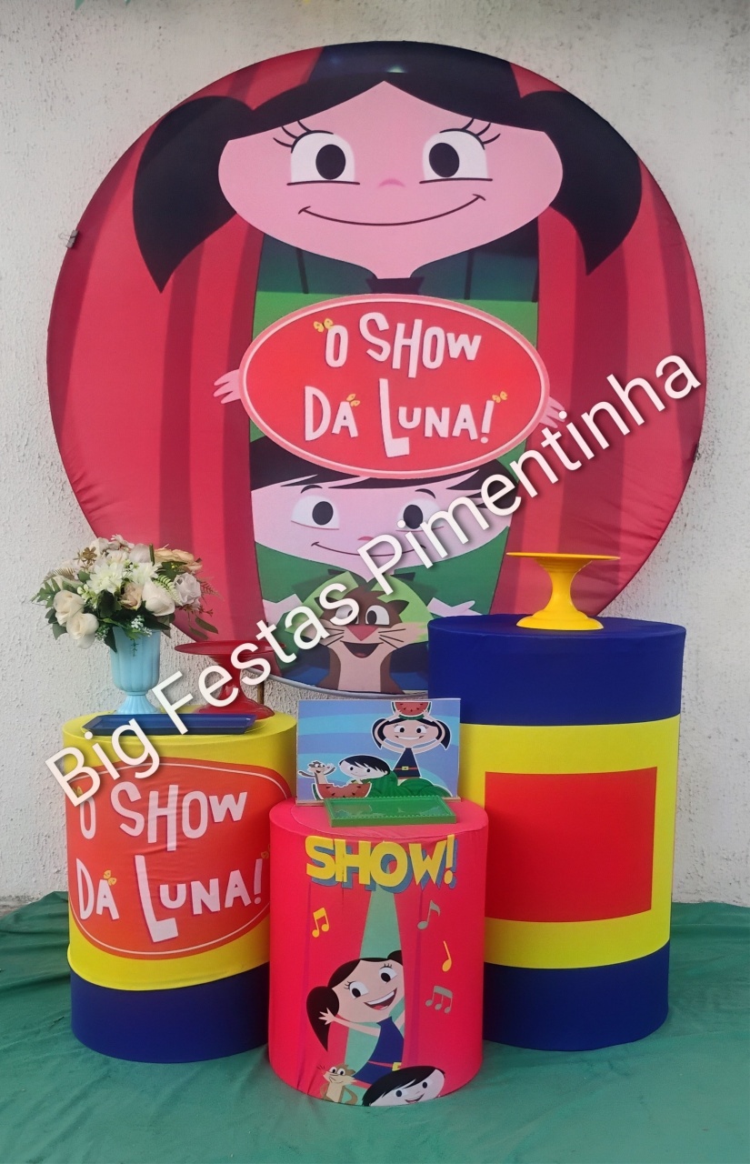 Kit Prata Show da Luna - big festas pimentinha