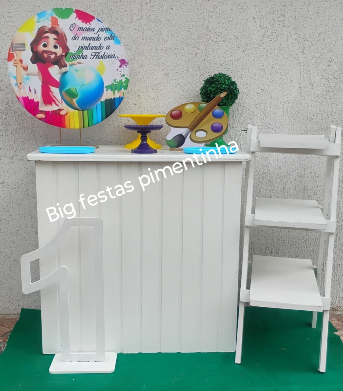 Kit Acessórios O Maior Pintor Do Mundo - big festas pimentinha