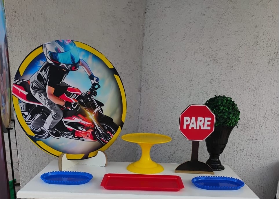 Kit Acessórios Moto  - big festas pimentinha