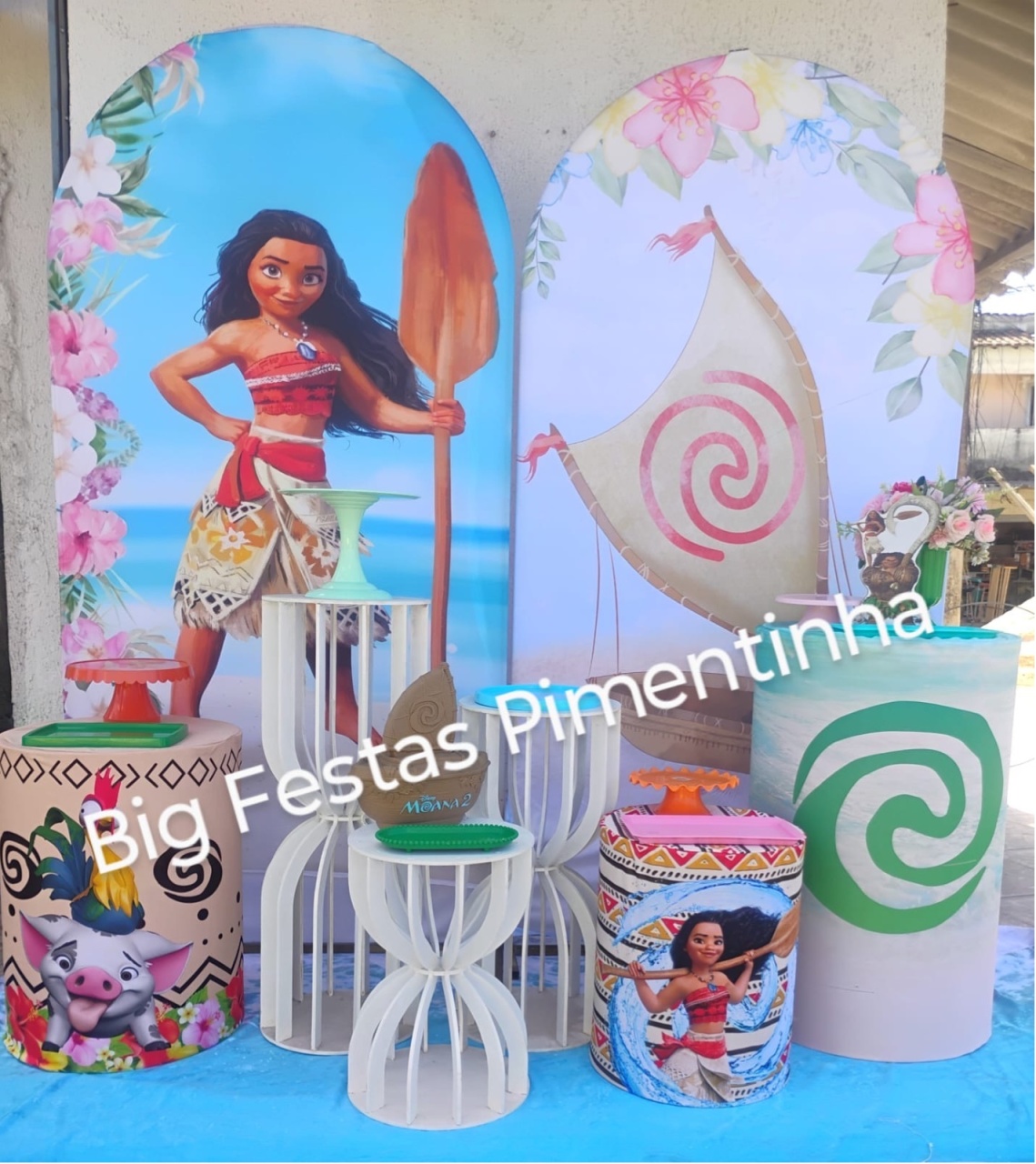 Kit Master Bailarina Moana Grande - big festas pimentinha