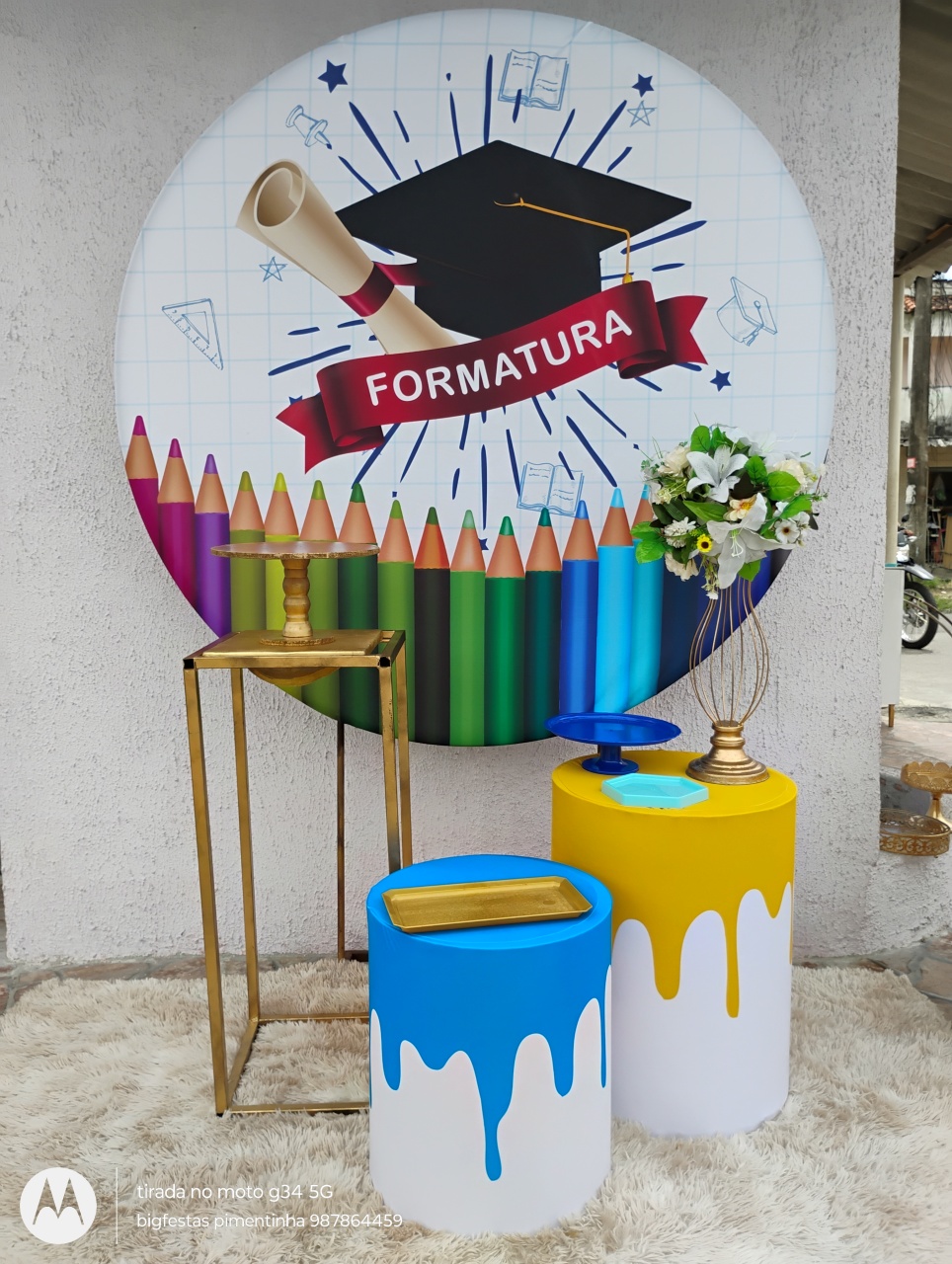 Kit Prata Composição Formatura 2 - big festas pimentinha
