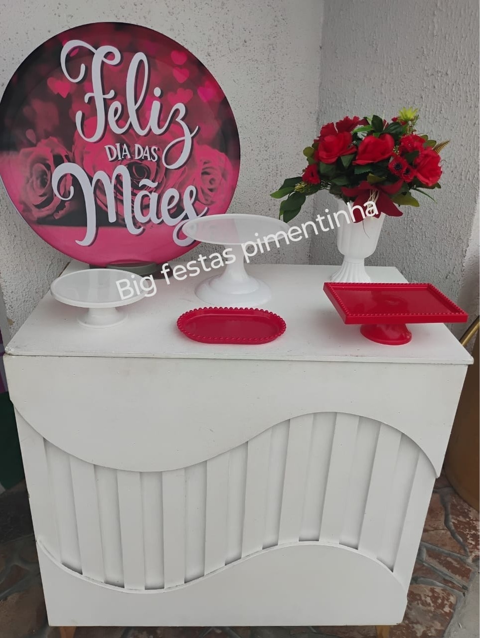 Kit Acessórios Feliz Dia das Mães 2 - big festas pimentinha