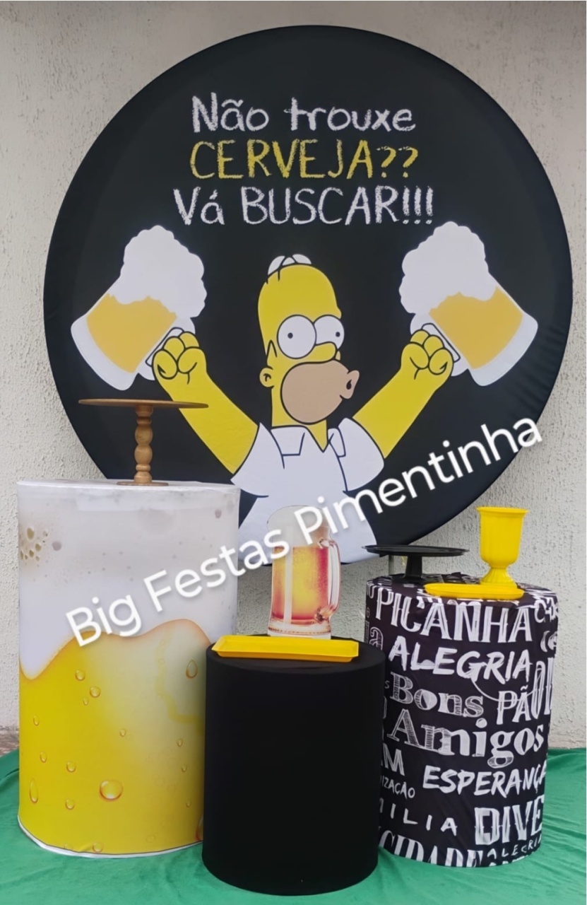 Kit Prata Os Simpson  - big festas pimentinha