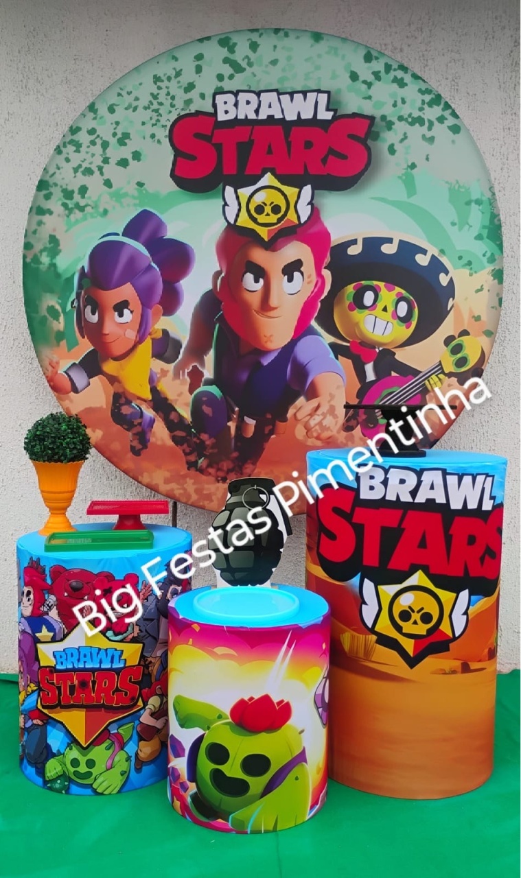 Kit Prata Brawl Stars - big festas pimentinha