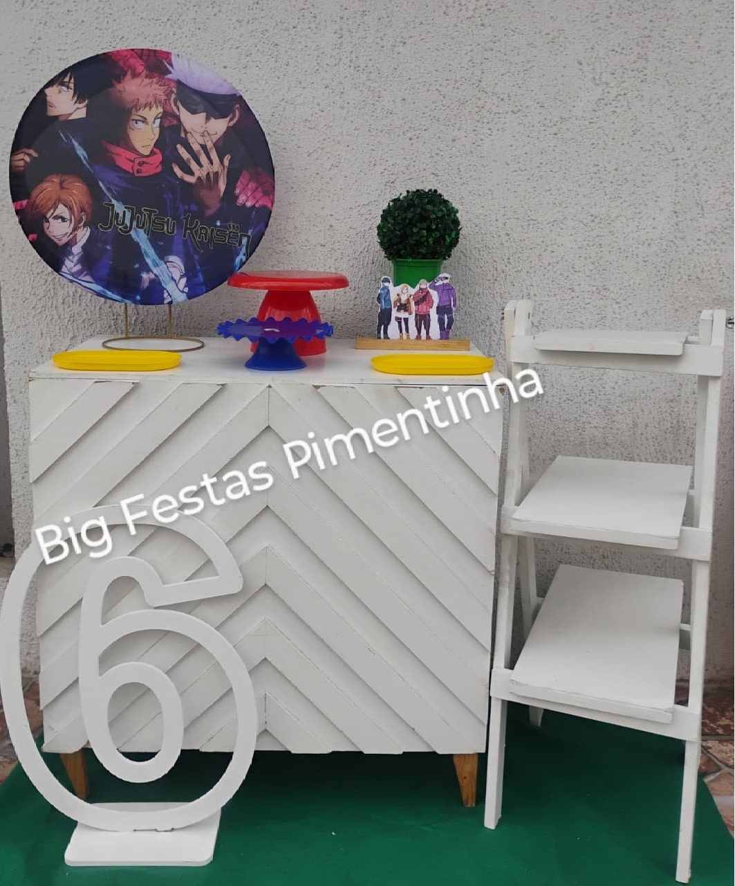 Kit Acessórios Jujutsu Kaisen - big festas pimentinha
