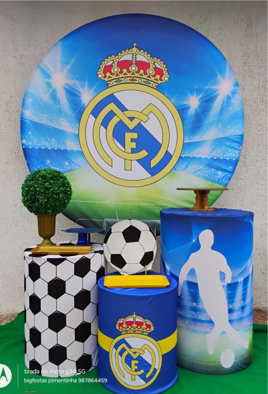Kit Prata Real Madrid  - big festas pimentinha