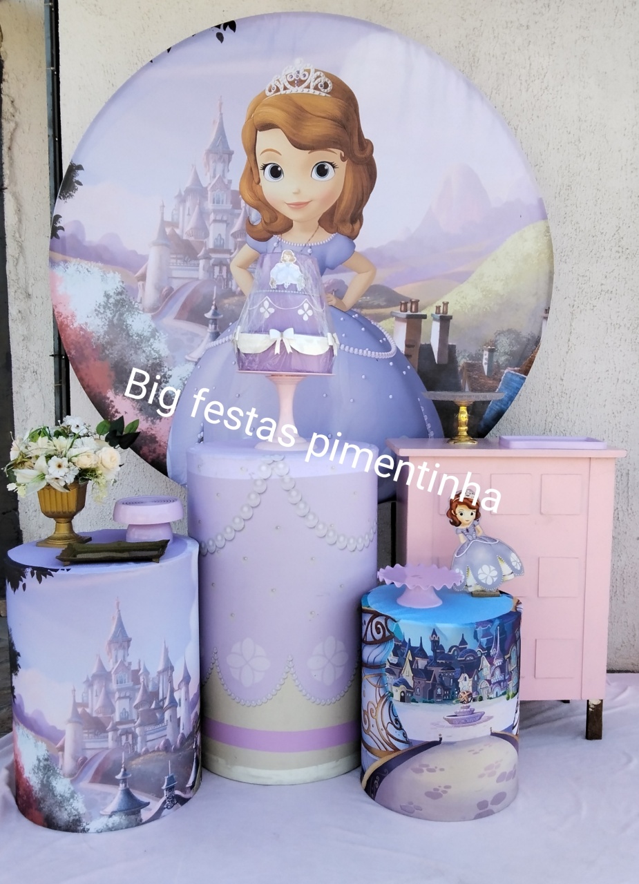 Kit Ouro Princesa Shofia - big festas pimentinha