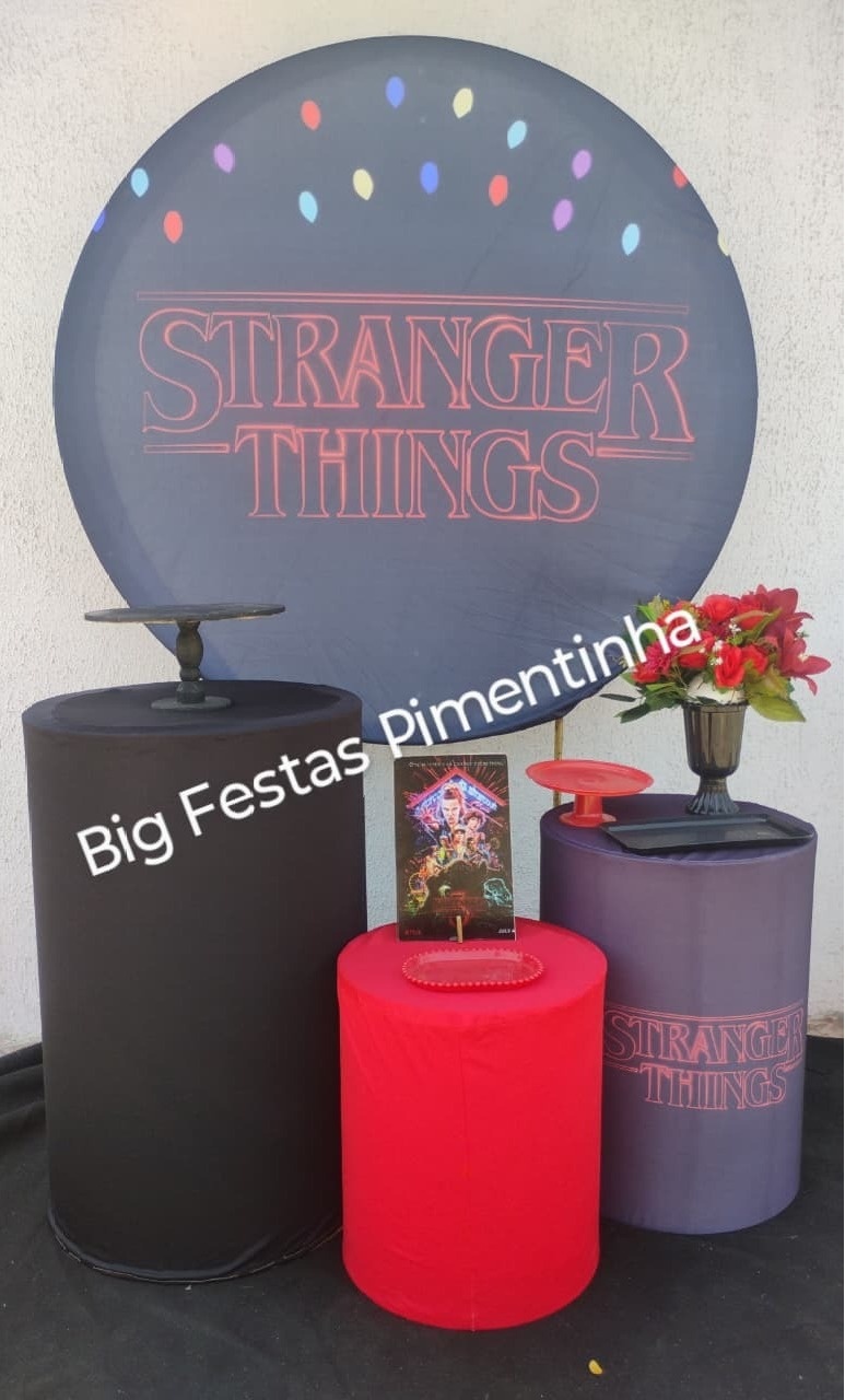 Kit Prata Stranger Things - big festas pimentinha
