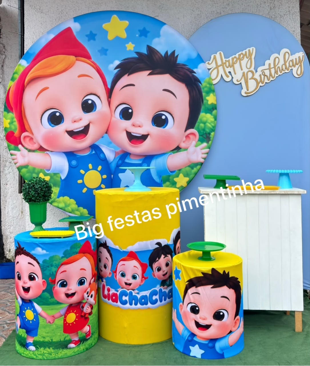 Kit Diamante Lia Cha Cha - big festas pimentinha