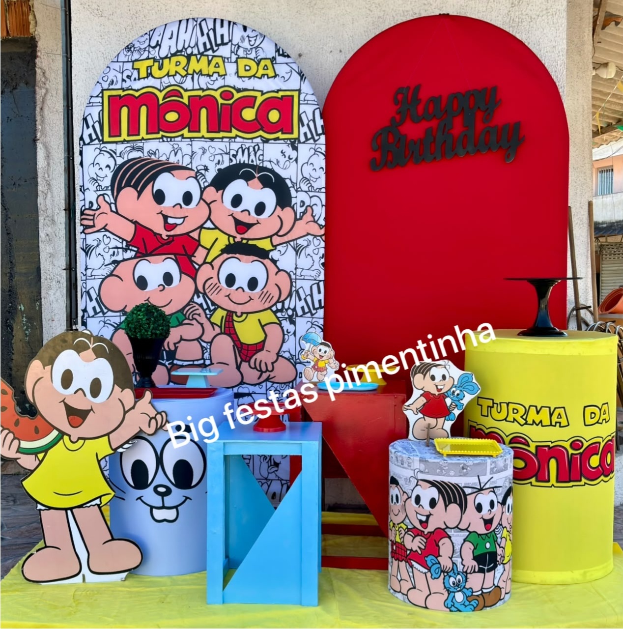Kit Composição Turma da Monica - big festas pimentinha