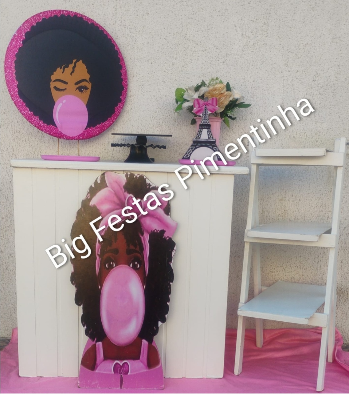 Kit Acessório Barbie Chiclete - big festas pimentinha