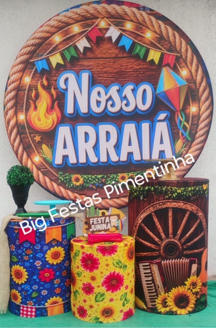 Kit Prata Nosso Arraia - big festas pimentinha