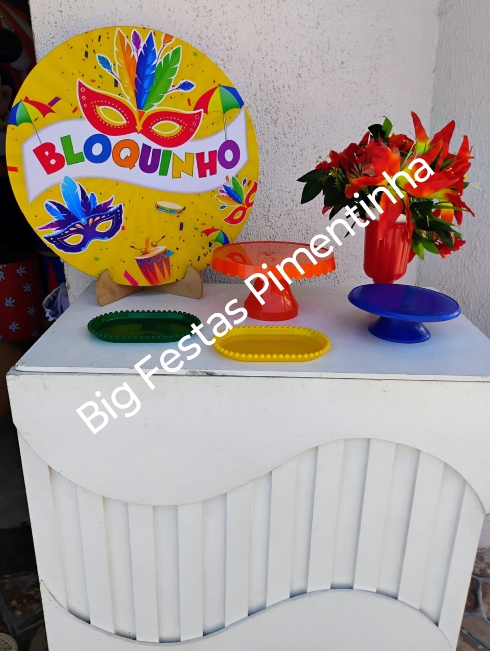 Kit Acessório Bloquinho Carnaval  - big festas pimentinha