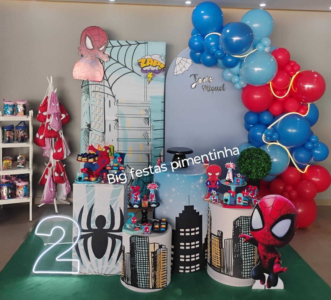 Decoração Homem Aranha 1 - big festas pimentinha