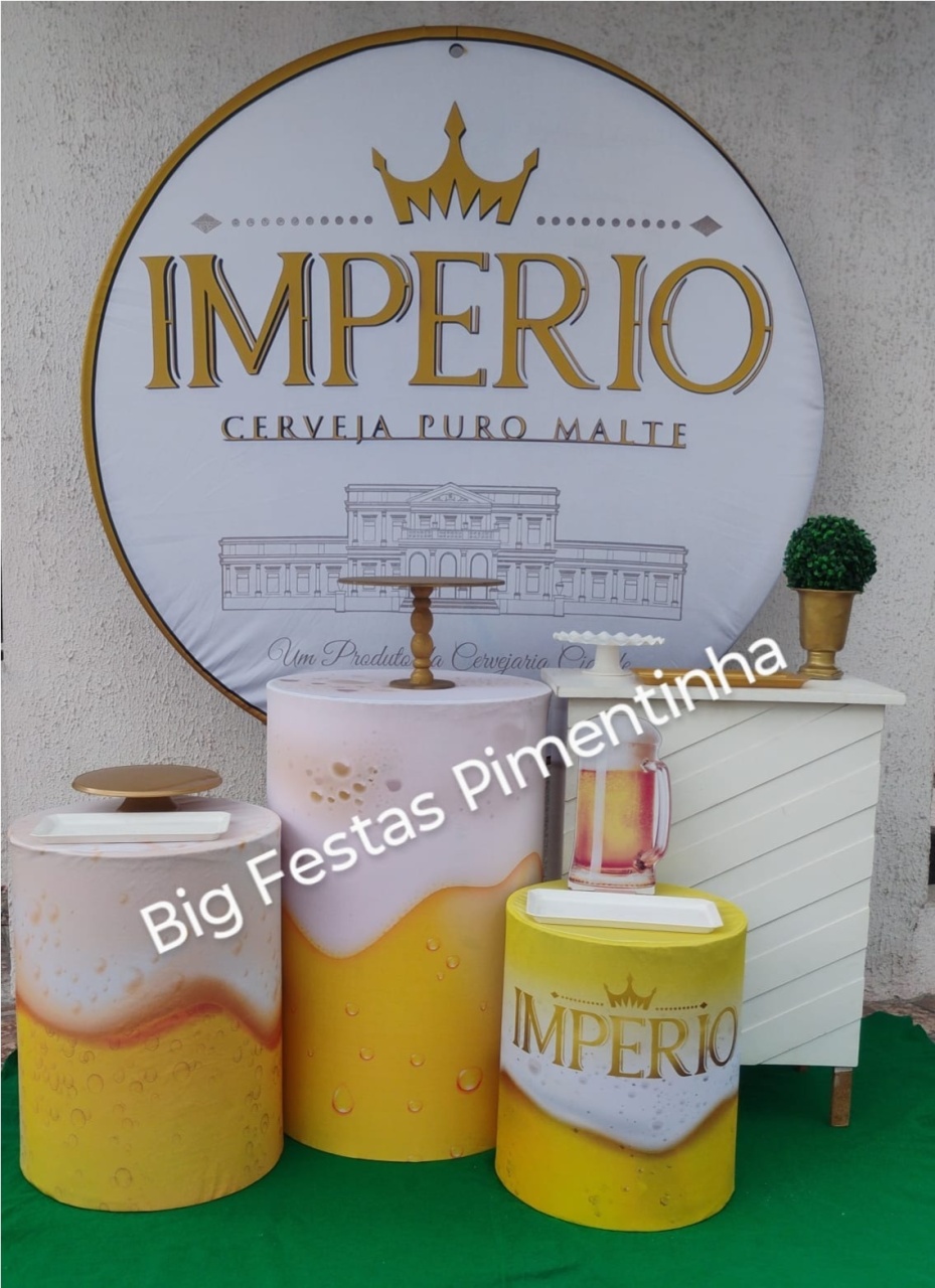 Kit Ouro Bebida/ Imperio - big festas pimentinha