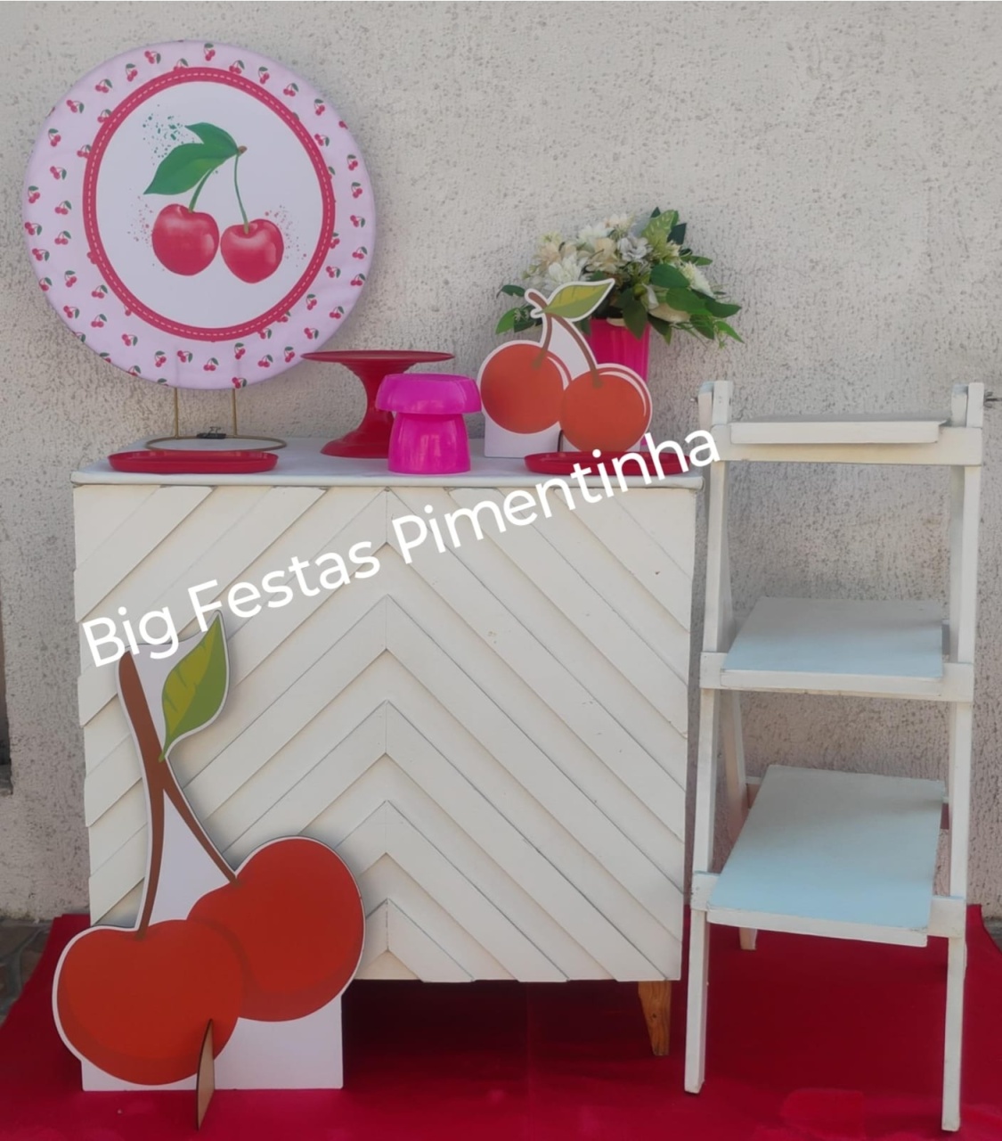 Kit Acessórios Cerejinha 2 - big festas pimentinha