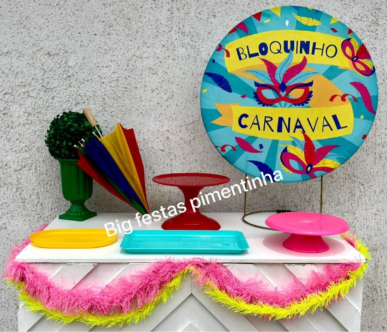 Kit Acessórios Carnaval  - big festas pimentinha