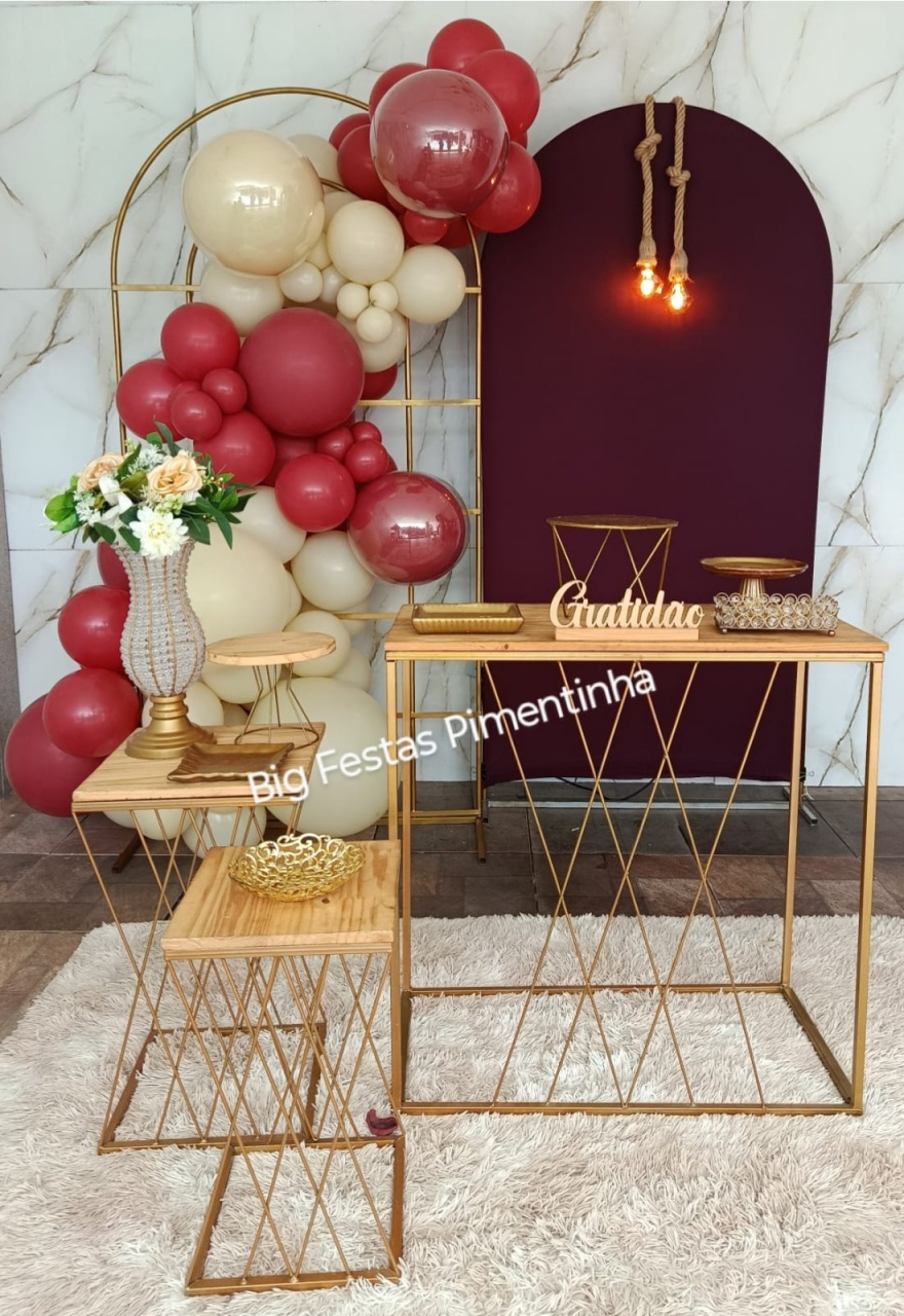 Kit Composição Marsala - big festas pimentinha