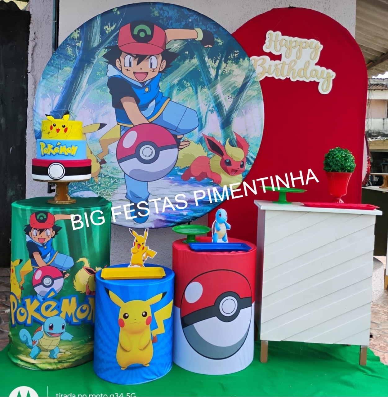 Kit Diamante Pokemon - big festas pimentinha