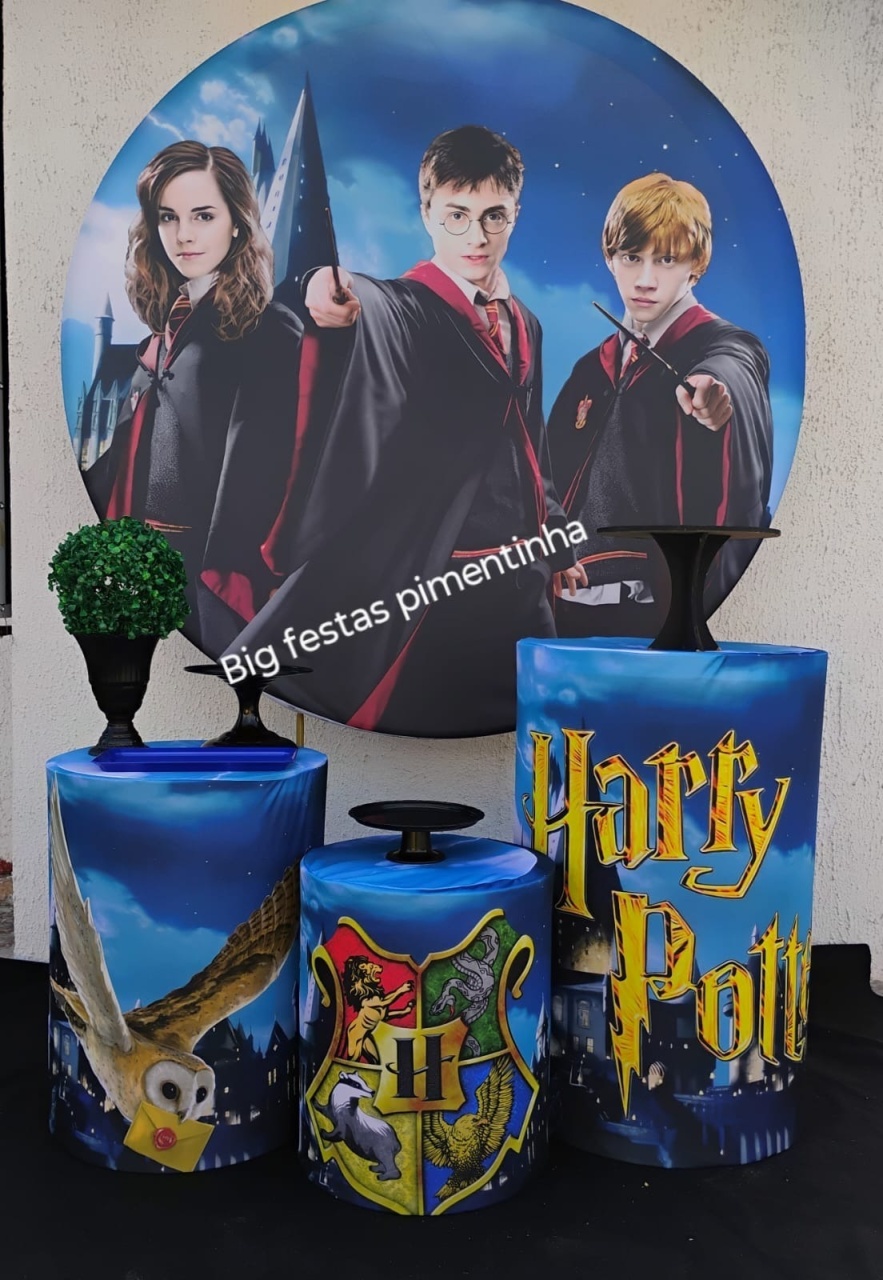 Kit Prata Harry Potter - big festas pimentinha