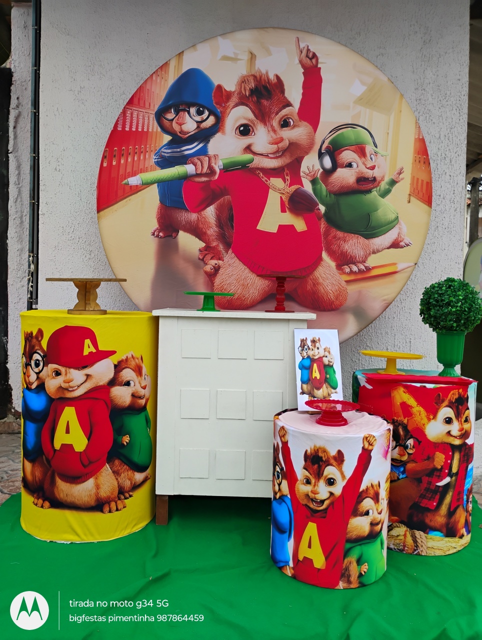 Kit Ouro Esquilo - big festas pimentinha